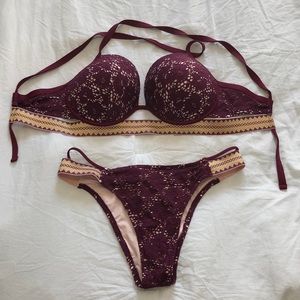 Shade&Shore Two-Piece Bikini size 38 DD with L bottoms